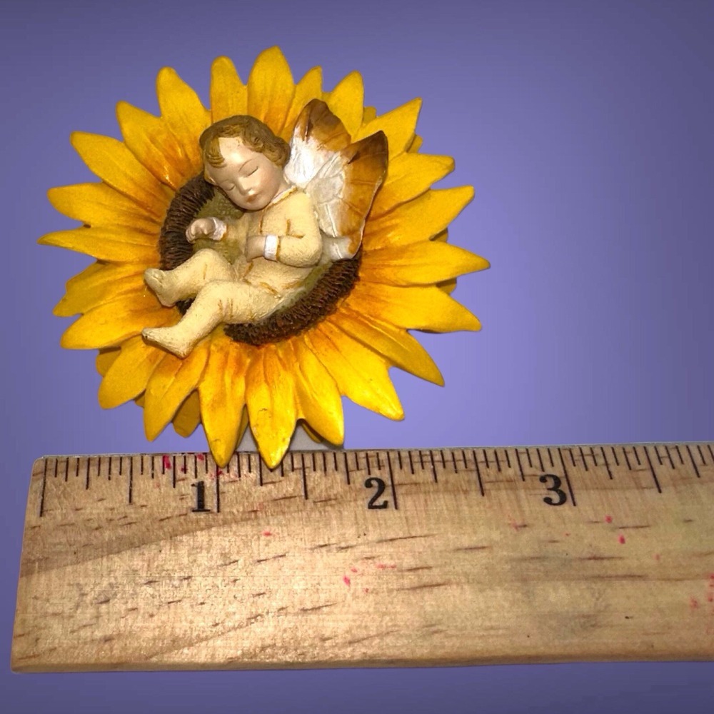 Butterfly Fairies Country Artists 2007 Baby Bloom CA05459 Sunflower Mini Figure - Picture 9 of 15